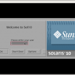 Solaris 10 Login Screen