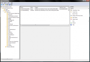 Vista Task
Scheduler